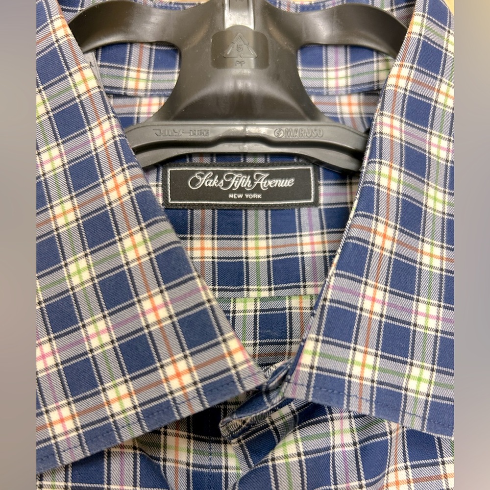 Spring Time Saks Button Down. Cotton. Like New! - image 1